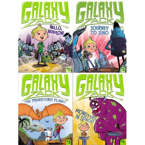 The Galaxy Zack Collected Set: A Stellar Four-Book Collection: Hello, Nebulon!; Journey to Juno; The Prehistoric Planet; Monsters in Space!