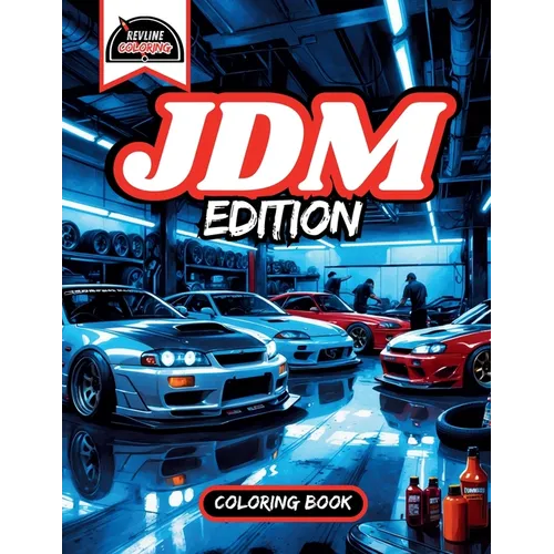 Revline Coloring JDM Edition Car Coloring Book