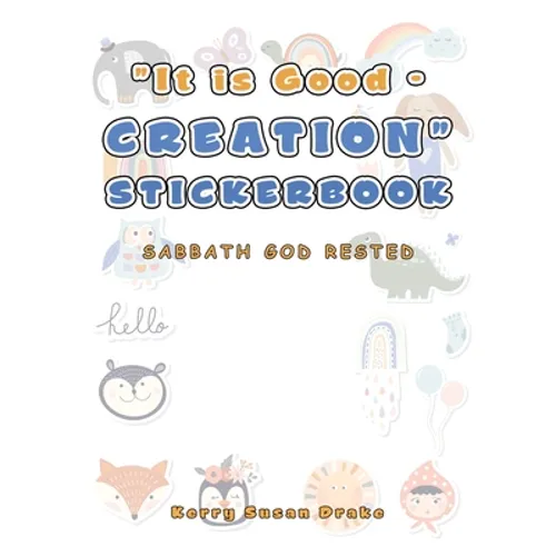 "It Is Good - Creation" Stickerbook: Sabbath God Rested