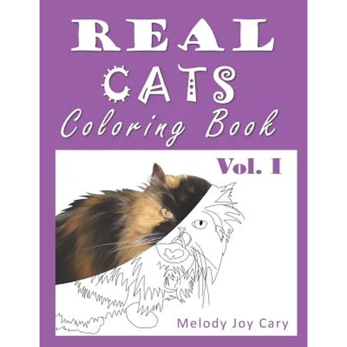 REAL CATS Coloring Book: 50 Pages of Cats to Color for Adults or Kids