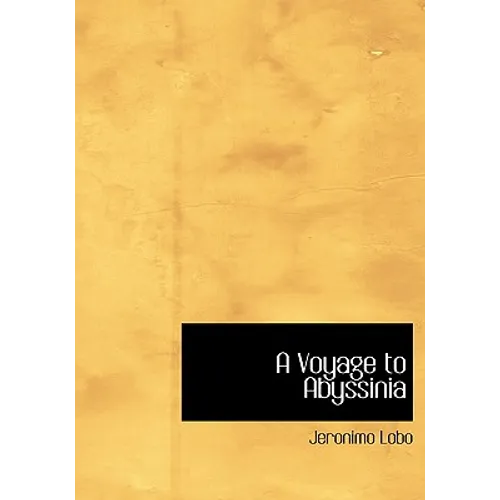 A Voyage to Abyssinia