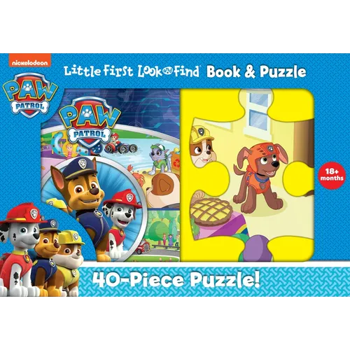 Nickelodeon Paw Patrol: Little First Look and Find Book & Puzzle