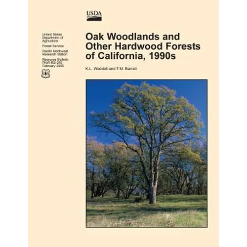 Oak Woodlands and Other Hardwood Forest of California, 1990s