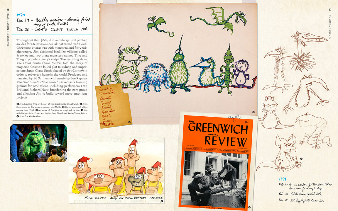 Jim Henson's Imagination Illustrated Hardcover Book