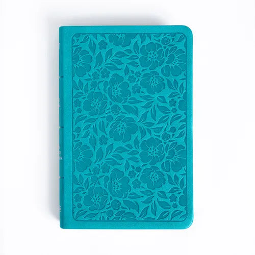 KJV Personal Size Bible, Teal Leathertouch