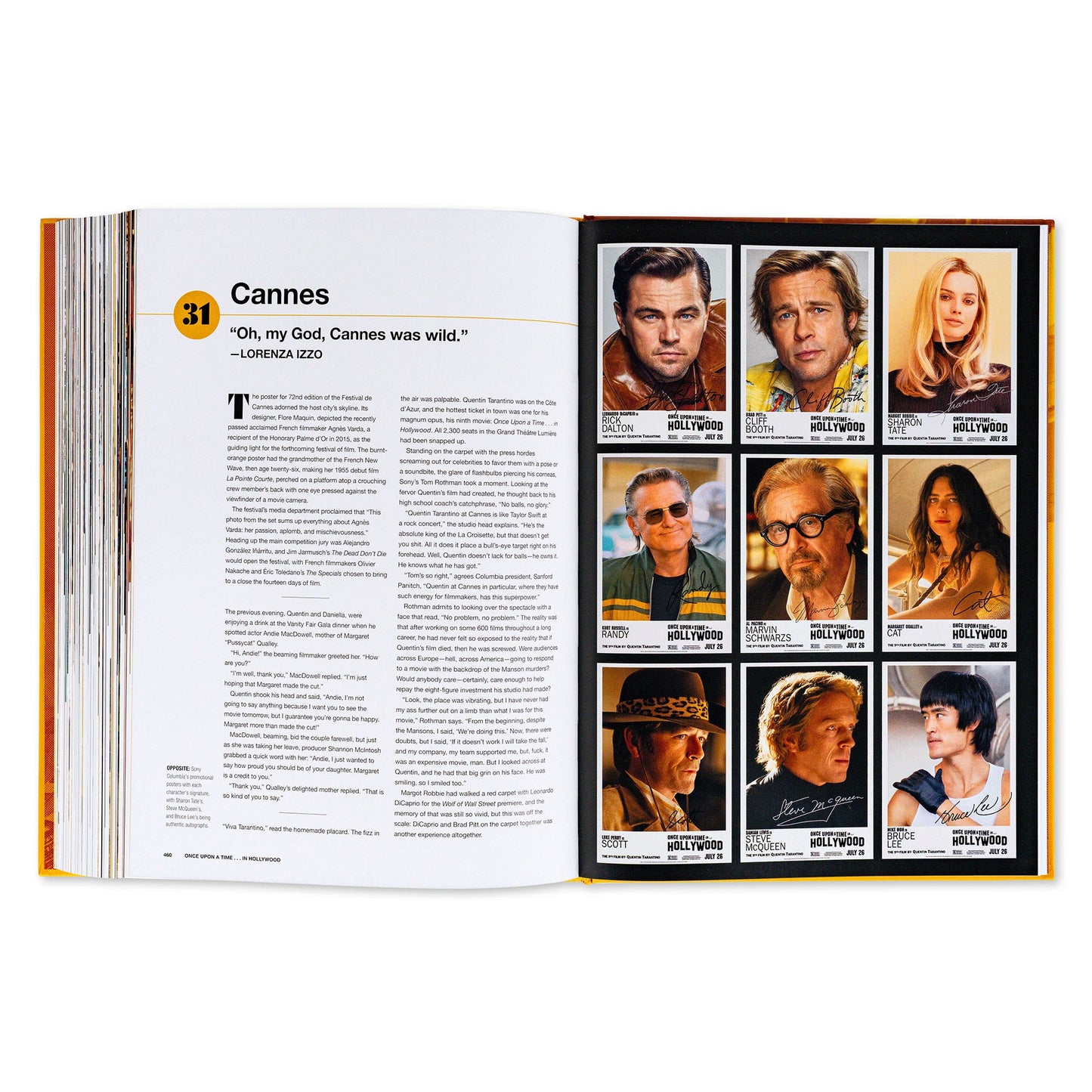 The Making of Quentin Tarantino’s Once Upon a Time in Hollywood Hardcover Book