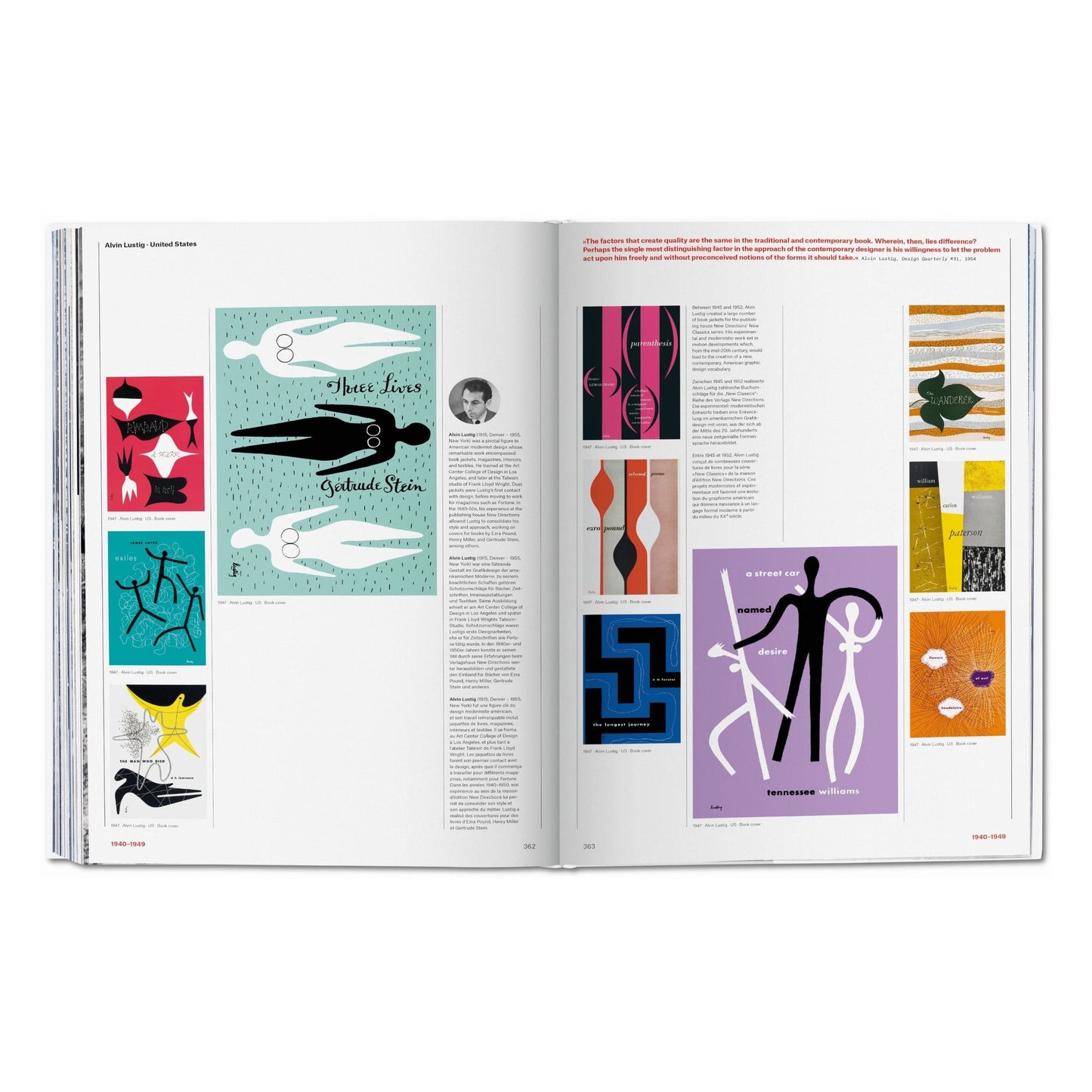 The History of Graphic Design. Vol. 1. 1890–1959 (German, French, English) Book