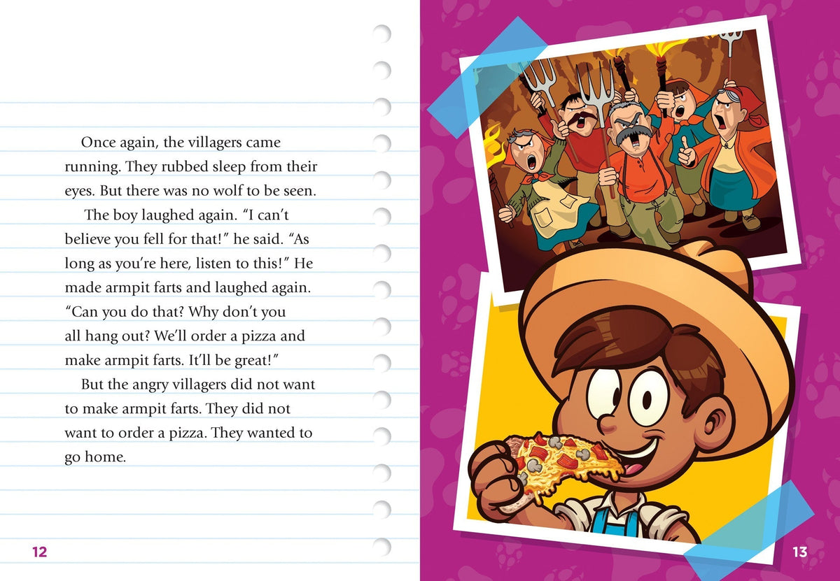 The Boy Who Cried Wolf Retold Book