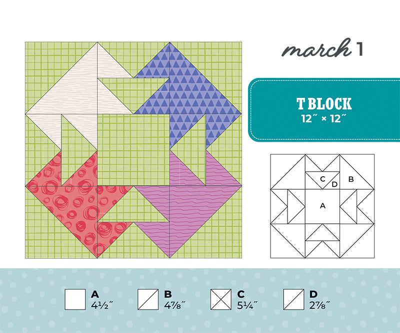 Quilter’s NEW Perpetual Block-a-Day Calendar Book