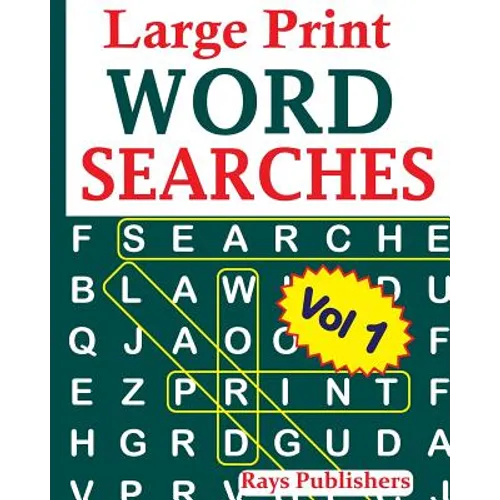 Large Print Word Searches Vol 1