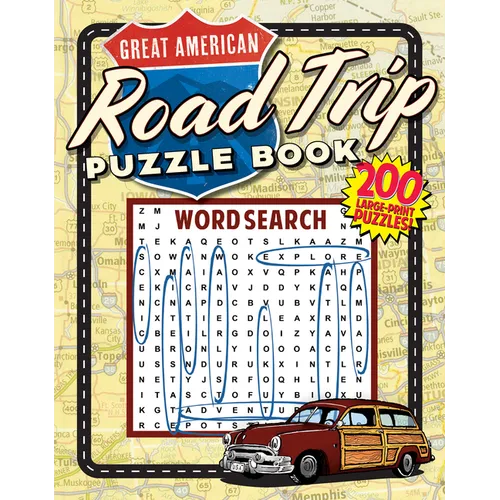 Great American Road Trip Puzzle Book