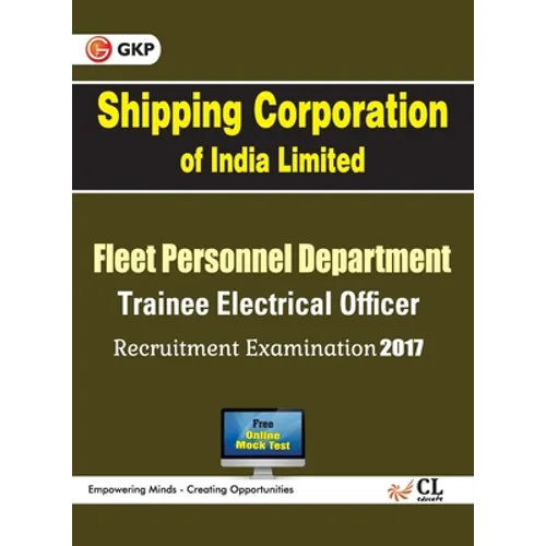 SCI Shipping Corporation of India Limited Trainee Electrical Officer Recruitment Examination
