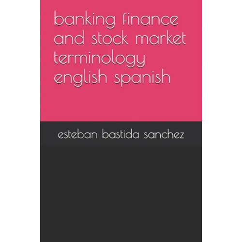 banking finance and stock market terminology english spanish