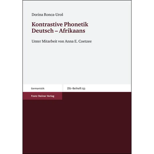 Kontrastive Phonetik Deutsch - Afrikaans