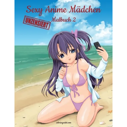 Sexy Anime Mädchen Unzensiert Malbuch 2