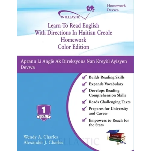 Learn To Read English With Directions In Haitian Creole Homework: Color Edition
