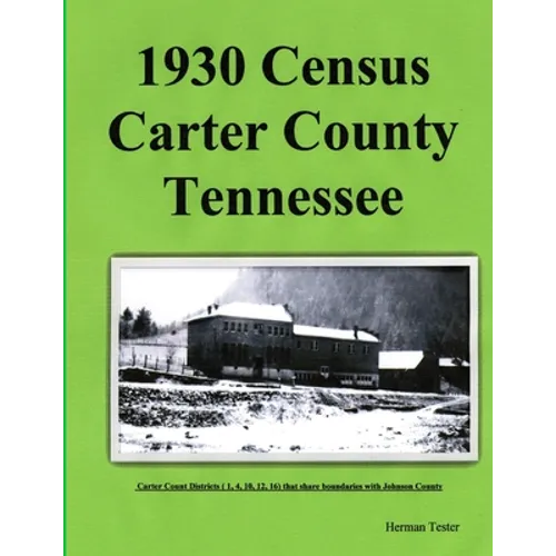 1930 Census Carter County Tennessee