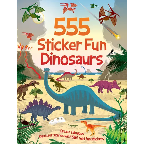 555 Sticker Fun - Dinosaurs