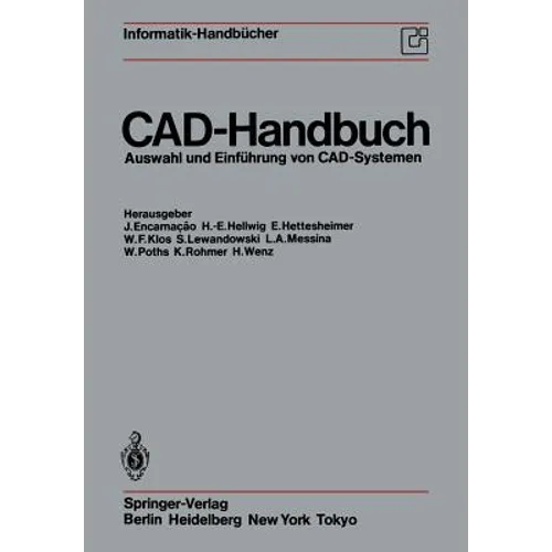 Cad-Handbuch: Auswahl Und Einführung Von Cad-Systemen