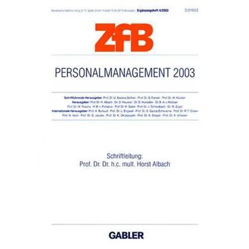 Personalmanagement 2003