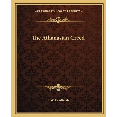 The Athanasian Creed