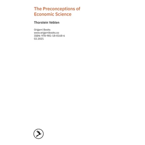 The Preconceptions of Economic Science