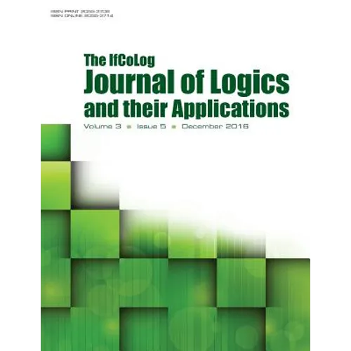 Ifcolog Journal of Logics and their Applications Volume 3, number 5