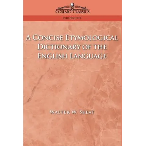 A Concise Etymological Dictionary of the English Language