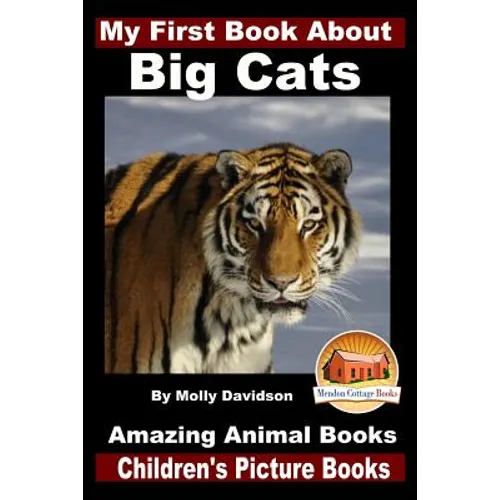 My First Book About Big Cats - Amazing Animal Books - Children's Picture Books