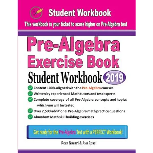 Pre-Algebra Exercise Book: Student Workbook