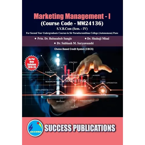 Marketing Management - I(S.Y.B.Com, S.P. College, Sem.-IV)