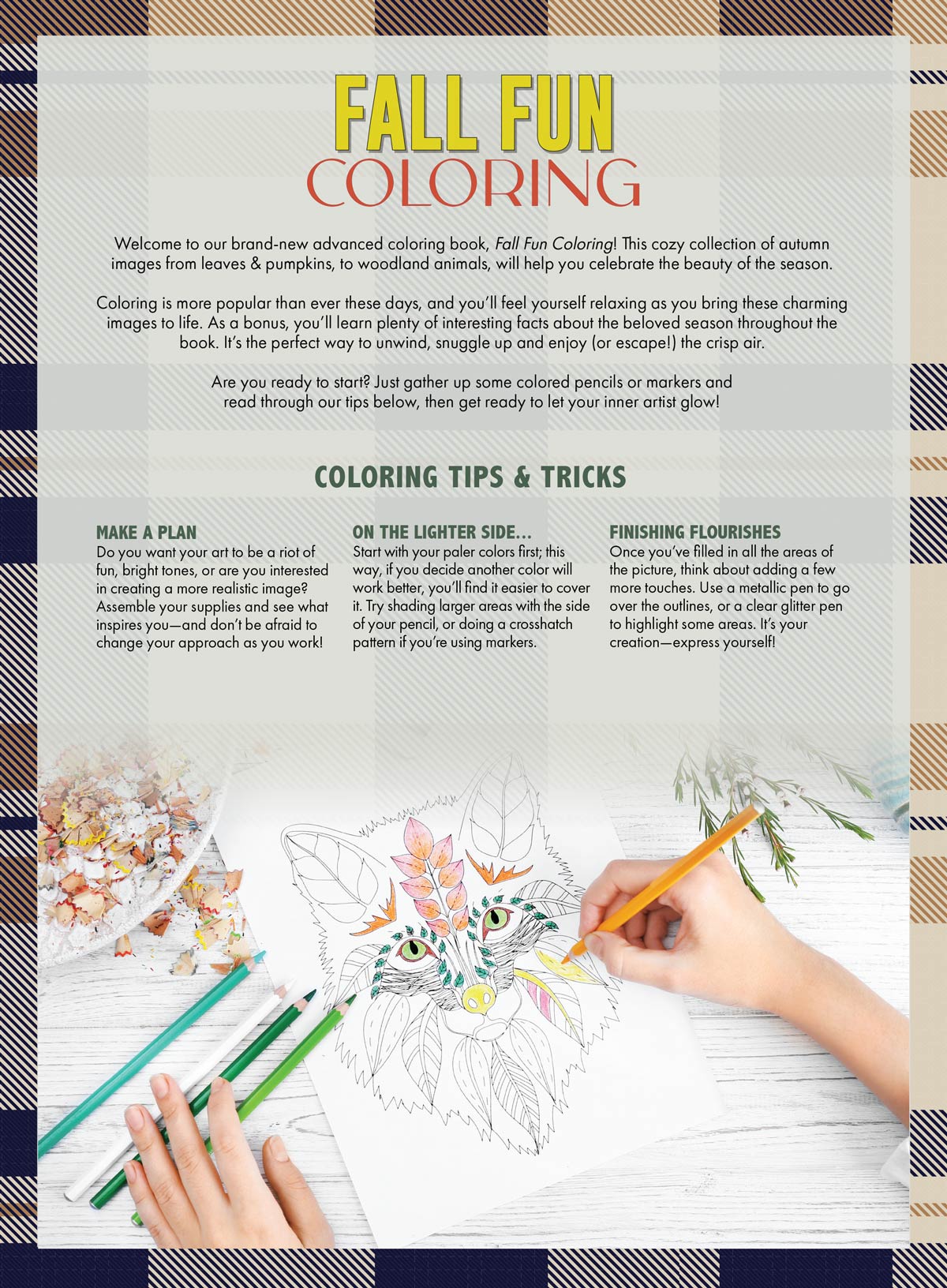 Coloring - Fall Edition 2025: 32 Fall-tastic New Designs, Mindful, Adult Coloring Book, Stunning Illustrations, Stress-Relieving Patterns, Unwind, Unplug, Spark Creativity, Reduce Anxiety & More!