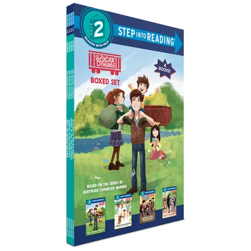 Boxcar Children Step Into Reading Boxed Set #1: Meet the Boxcar Children; Surprise Island Adventure; Secret of the Yellow House;and Mystery at the Old