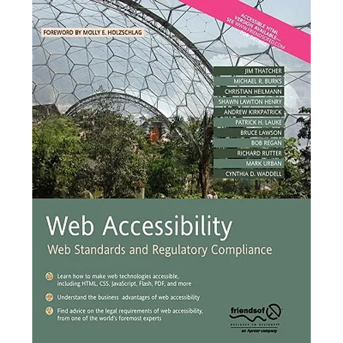 Web Accessibility: Web Standards and Regulatory Compliance