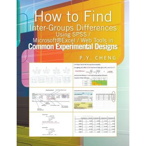 How to Find Inter-Groups Differences Using SPSS/Excel/Web Tools in Common Experimental Designs: Book 6
