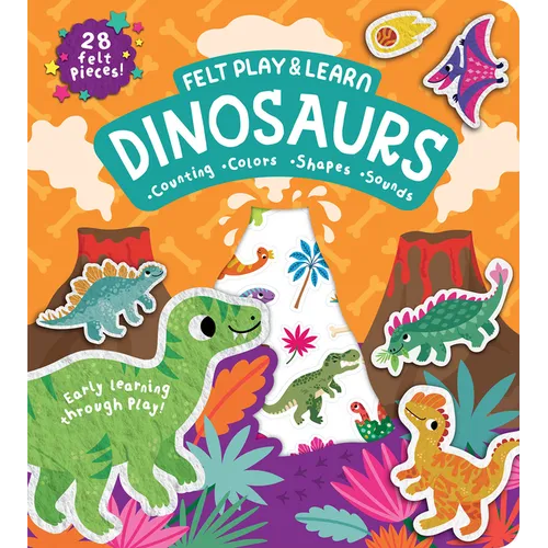 Felt Play & Learn Dinosaurs