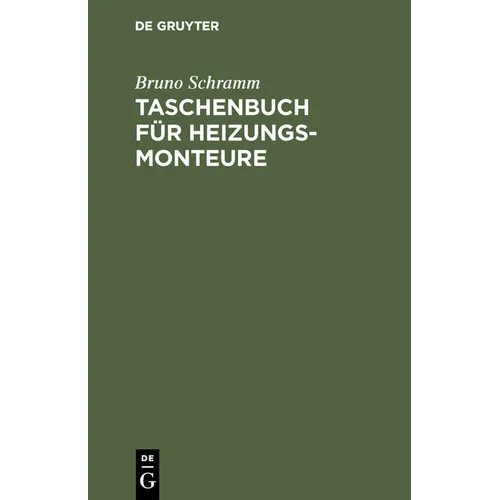 Taschenbuch Für Heizungs-Monteure