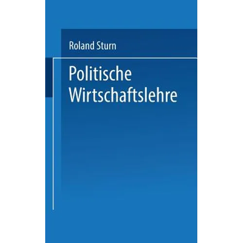 Politische Wirtschaftslehre
