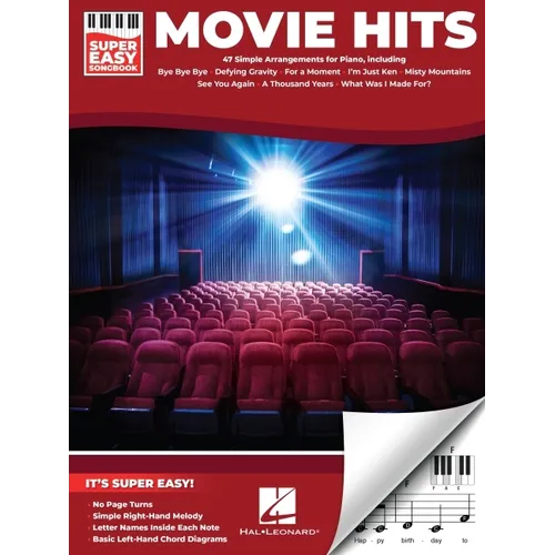 Movie Hits - Super Easy Songbook: 47 Film Favorites Arranged Simply for Piano