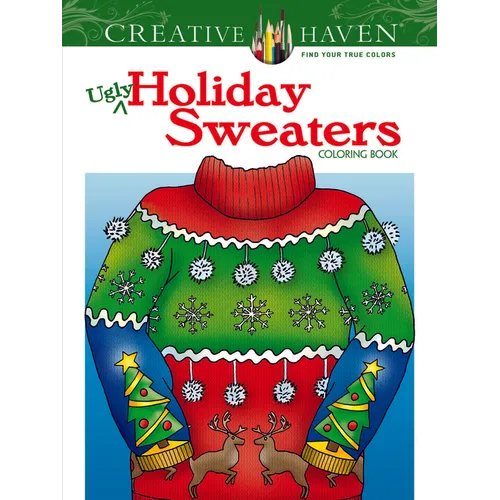 Creative Haven Ugly Holiday Sweaters Coloring Book