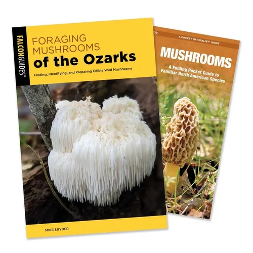 Foraging Mushrooms of the Ozarks Guidebook and Folding Pocket Guide Bundle: Finding, Identifying, and Preparing Edible Wild Mushrooms