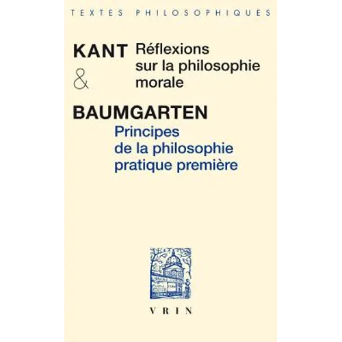 Principes de la Philosophie Pratique Premiere