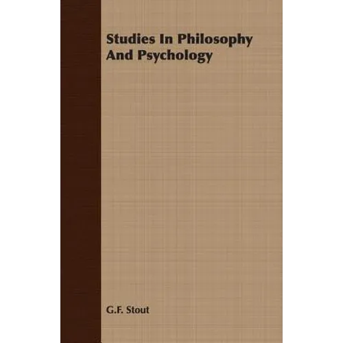 Studies In Philosophy And Psychology