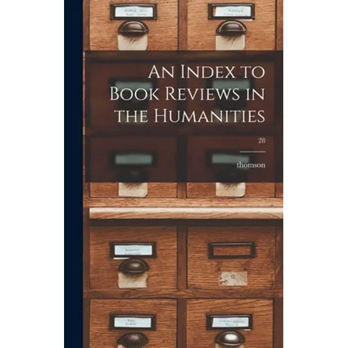 An Index to Book Reviews in the Humanities; 28