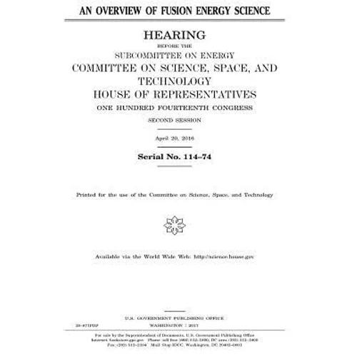 An overview of fusion energy science