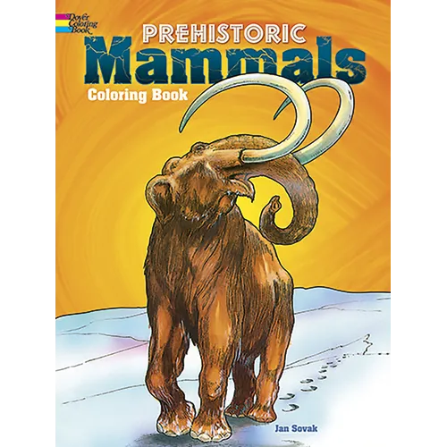 Prehistoric Mammals Coloring Book - Paperback