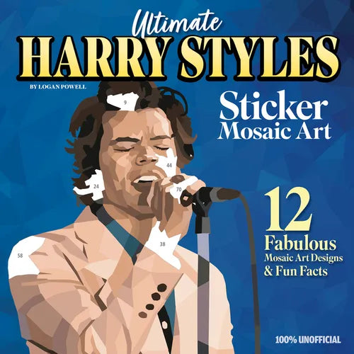 Ultimate Harry Styles Sticker Mosaic Art: 12 Fabulous Mosaic Art Designs & Fun Facts