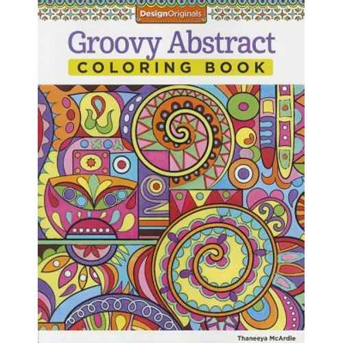 Groovy Abstract Coloring Book