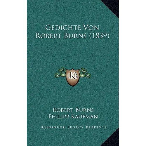 Gedichte Von Robert Burns (1839)