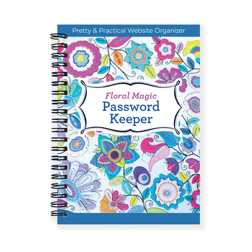 Floral Magic Password Keeper: Pretty & Practical Website Organizer